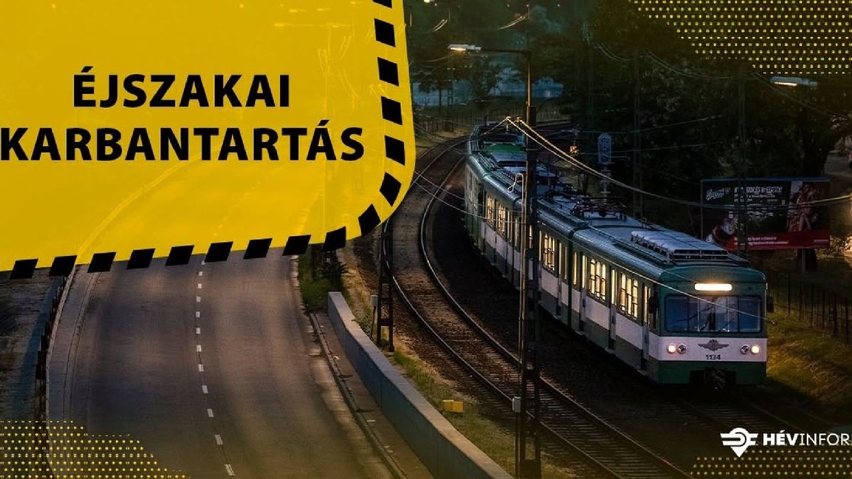Zajjal járó éjszakai munkavégzés a H5-ös HÉV vonalán szeptember 24-én
