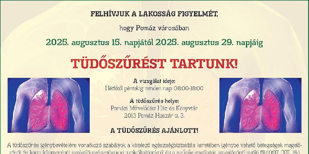 Tüdőszűrés