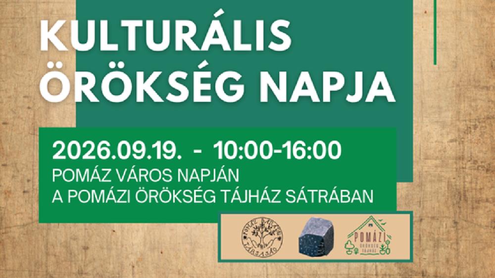 Kulturális Örökség Napja 2026