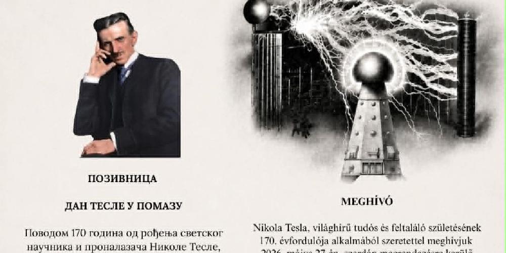 Tesla Nap Pomázon – 170 éve született Nikola Tesla
