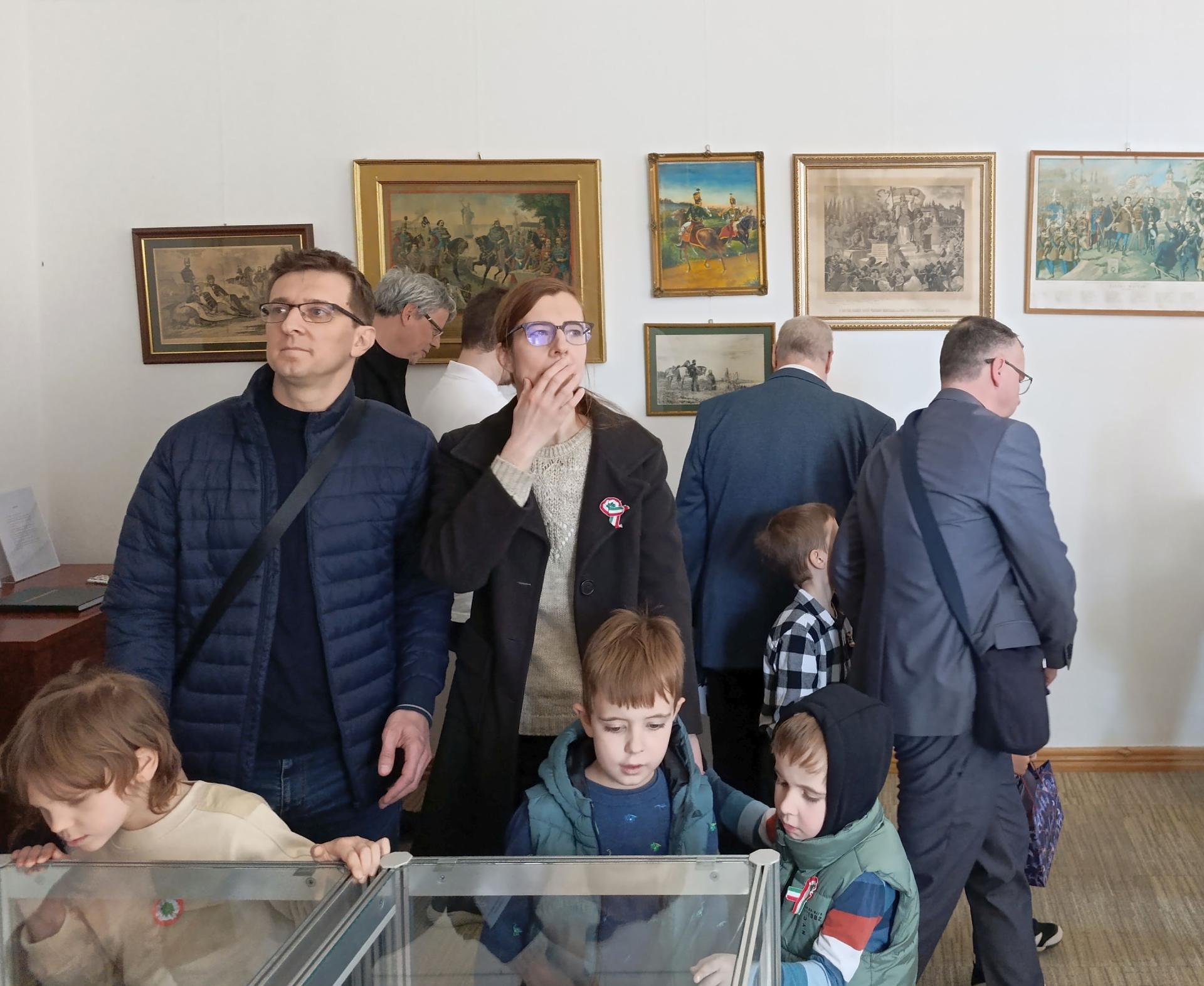 1848-as kiállítás a Kastélyban