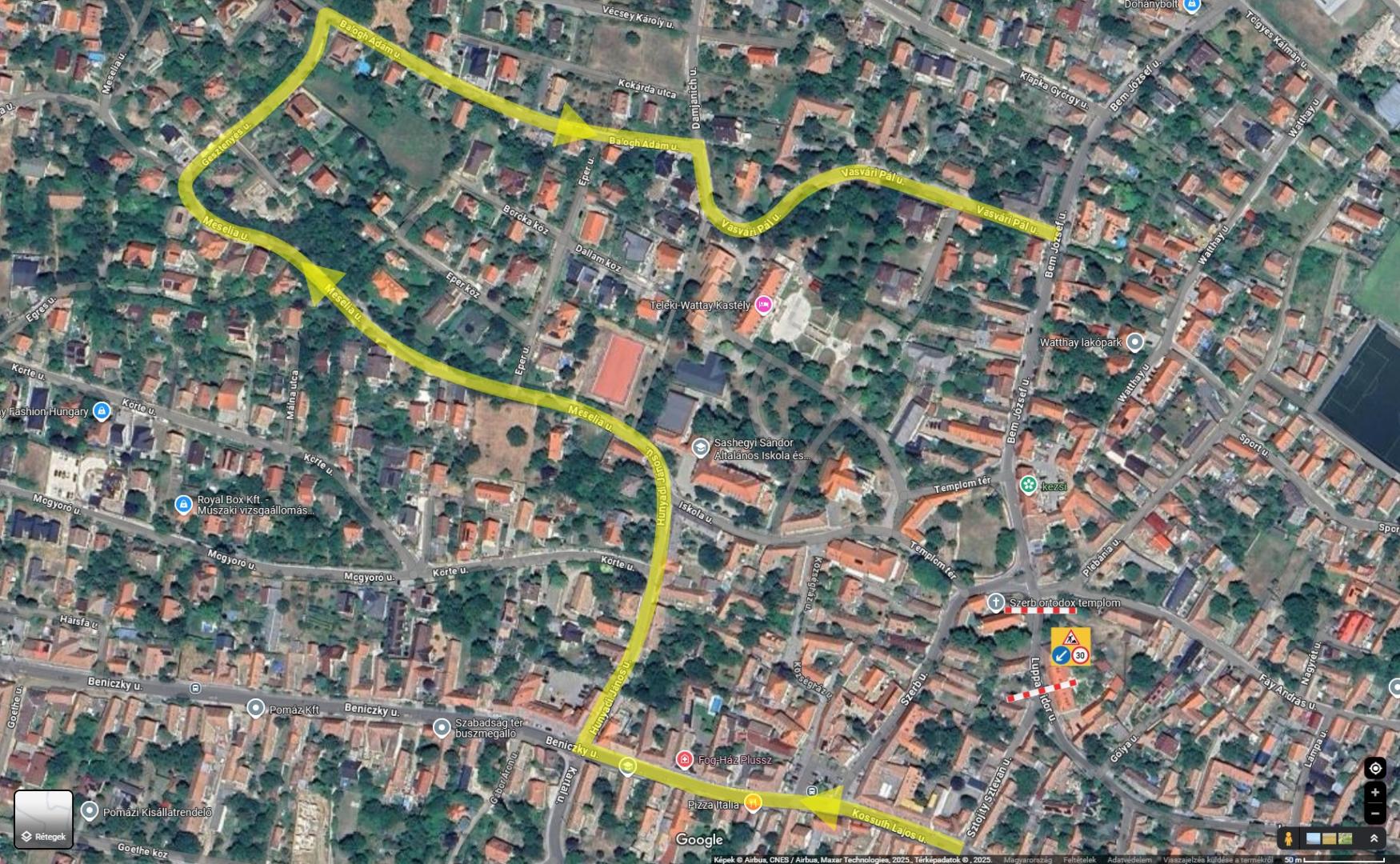  Útlezárás lesz a Luppa Vidor utcában május 29-én 